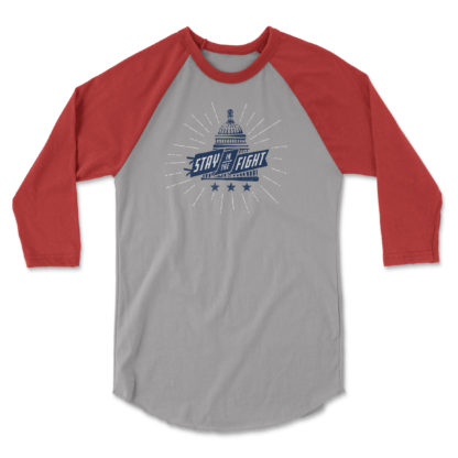 2019 Washington Nationals "Stay in the Fight" shirt, baseball sleeves